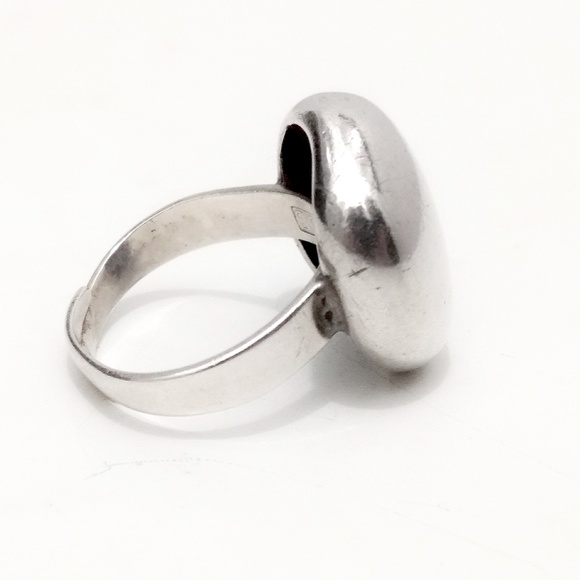 Vintage Bengt Hallberg Swedish MCM Sterling Silver Ring - Picture 6 of 8